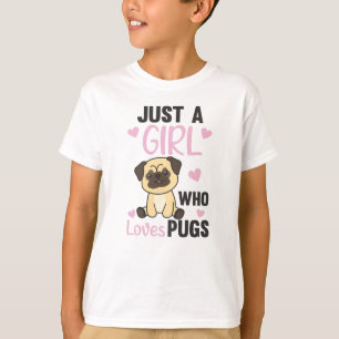 Just A Girl Who Loves Unicorns For Girls Heart T-Shirt