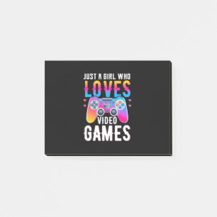 Just A Girl Who Loves Video Games Post-it Notes