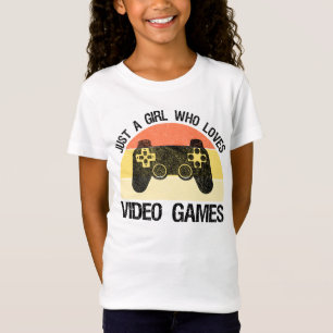 Just A Girl Who Loves Video Games T-Shirt