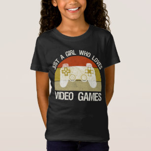 Just A Girl Who Loves Video Games T-Shirt