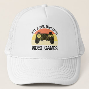 Just A Girl Who Loves Video Games Trucker Hat