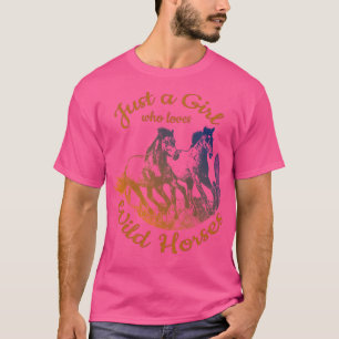 Just A Girl Who Loves Wild Horses Active T-Shirt