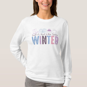 Just a Girl Who Loves Winter Cute Seasonal Design T-Shirt