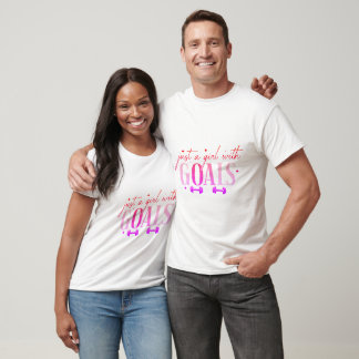 Just A Girl With Goals Gym T-Shirt