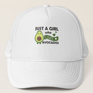 Just A Girl's Avocado Loves Sweet Avocado Trucker Hat