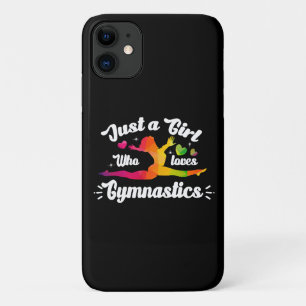 Just A Girls Who Loves Gymnastics Case-Mate iPhone Case