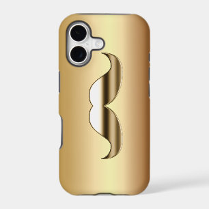 Just A Gold Moustache iPhone 5 Case