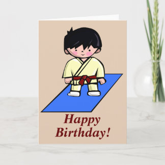 Just a Gup Martial Arts birthday card