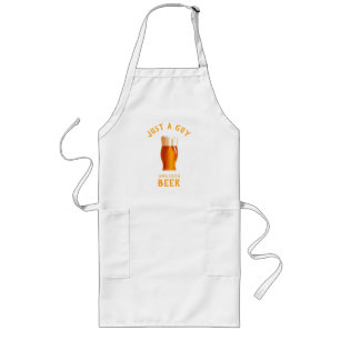 Just a Guy who loves Beer Long Apron