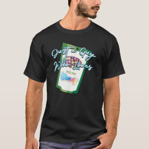 Just a Guy Who Loves Freeze Dried Candy Graphic T-Shirt