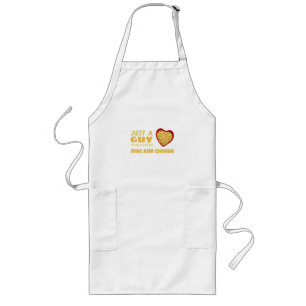 Just a guy who loves mac and cheese long apron