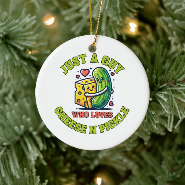 Just a guy who loves pickle ceramic tree decoration (Tree)