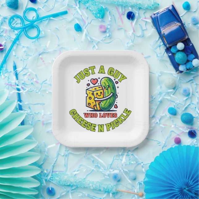Just a guy who loves pickle paper plate (Party)