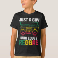 Just A Guy Who Loves Reggae Music Jamaica Vintage