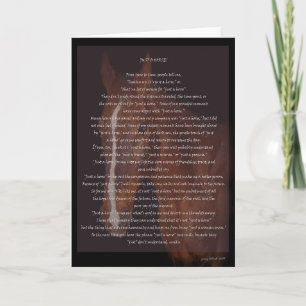 Just a Horse Greeting Card