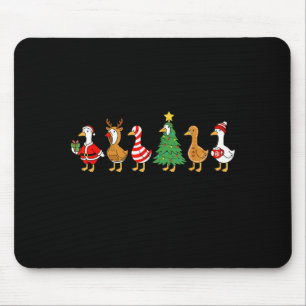 Just A Jolly Cute Goose Funny Merry Goosemas Chris Mouse Pad