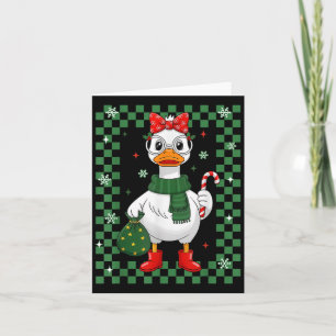 Just A Jolly Goose Christmas Silly Goose Funny Xma Card