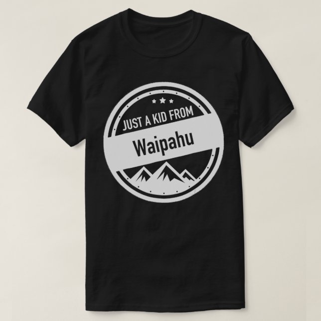 Just a Kid From Waipahu Hawaii  T-Shirt (Design Front)