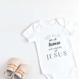 Just a little bit of Science Baby Outfit Baby Body Baby Bodysuit