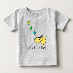 Just a little fishy cute fish design baby T-Shirt