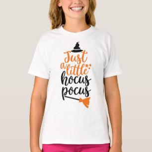 Just a Little Hocus Pocus Witches Fun Halloween T-Shirt