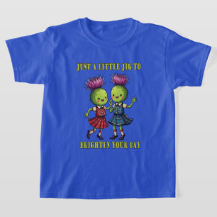 Just A Little Jig To Brighten Folded Holiday Card T-Shirt