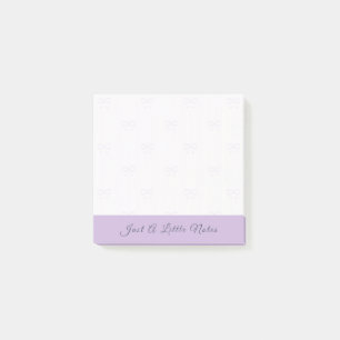Just A Little Note Lilac Bow Watermark