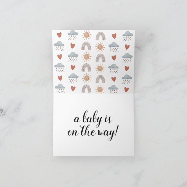 Just A Little Note to Say Pregnancy Announcement (Inside)