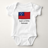 Just A Little Samoan Funny Cute Samoa Flag
