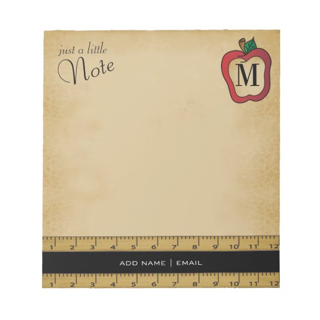 Just a Little Teacher Note (Front)