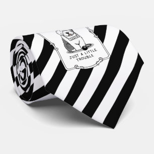 Just a Little Trouble Old English Sheepdog Grey 1 Tie