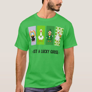 just a lucky goose Happy Saint Patrick's Day 2026 T-Shirt