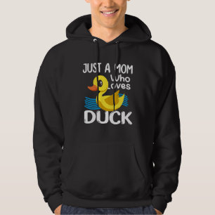 Just a Mom Who Loves Ducks Cute Animal Costume Hoodie