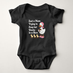 Just a mum trying to keep her ducks in a row baby bodysuit