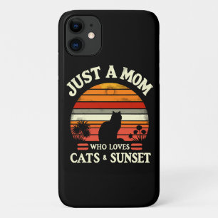 Just a mum who loves cats Case-Mate iPhone case