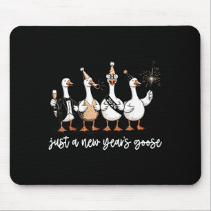 Just A New Year Goose 2026 Happy 2026 New Years Mouse Pad