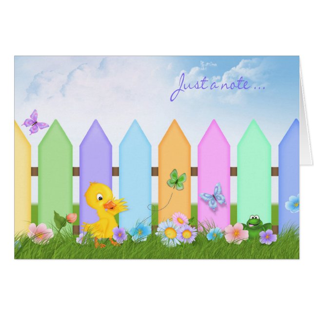 Just a Note (Front Horizontal)