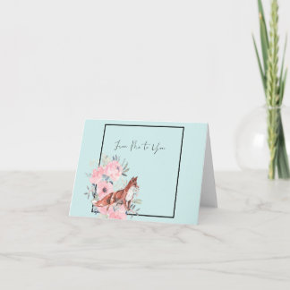 Just a Note: Blank inside stationary card