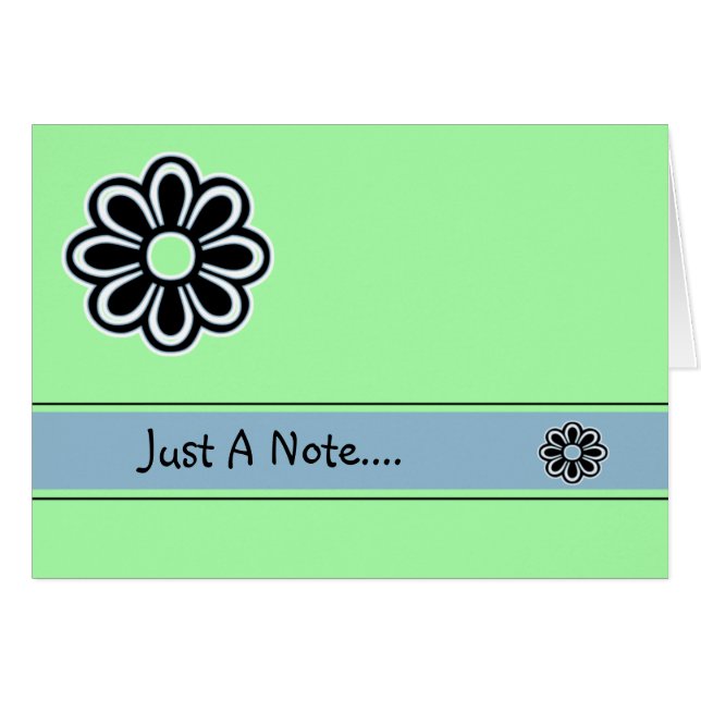 Just A Note Flower (Front Horizontal)