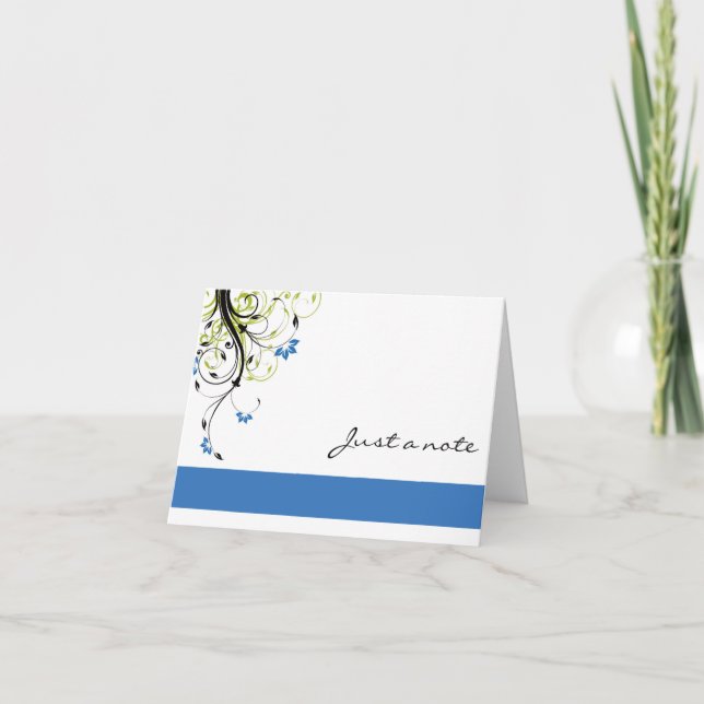 Just A Note Note Card (Front)