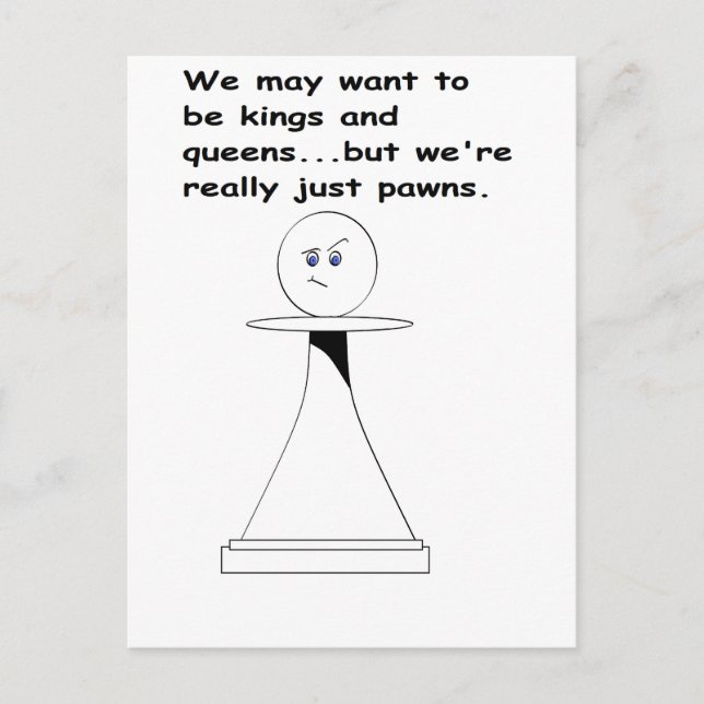 Just a Pawn Postcard (Front)
