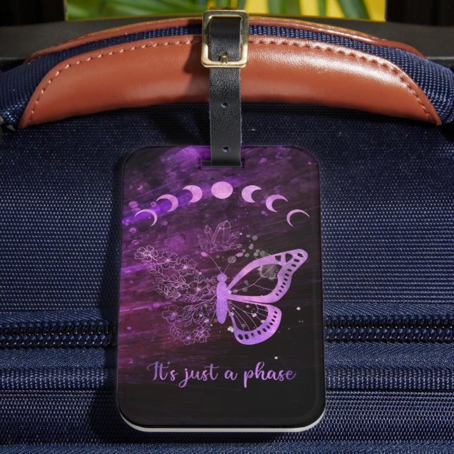 Just a Phase Luggage Tag (Front Insitu 2)