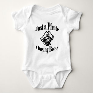 Just a Pirate Chasing Booty Baby Bodysuit