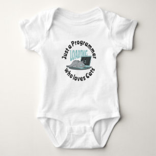 Just a programmer who loves cats baby bodysuit