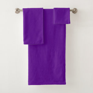 Just a pure purple tone bath towel set