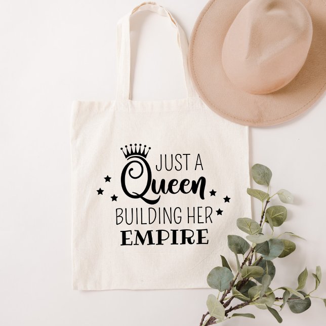 Just a Queen Building Her Empire Crown Tote Bag (Creator Uploaded)