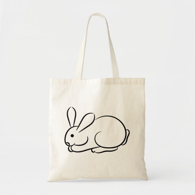 Just a Rabbit Tote Bag (Front)