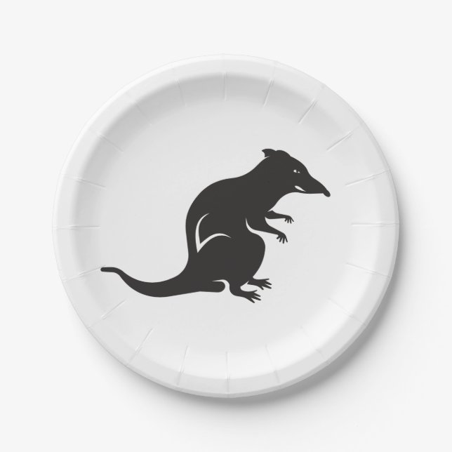 Just a Rat Paper Plate (Front)