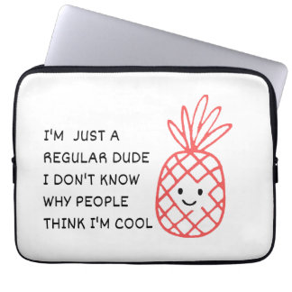 Just a Regular Dude Laptop Sleeve