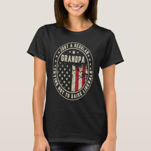 Just A Regular Grandpa Trying Not To Raise America T-Shirt